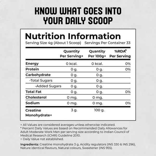 Creatine monohydrate | Classic Unflavoured